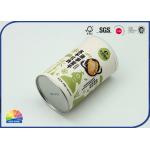 Food Grade 4c Print Cylinder Paper Tube Matte Lamination for sale
