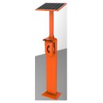 Vandal Proof Roadside Emergency Phone with Solar Powered, Campus Emergency Phone Pillar