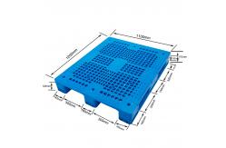 China Heavy Duty Reinforced Hygienic Pallets Flat Plastic Pallets Single Faced supplier