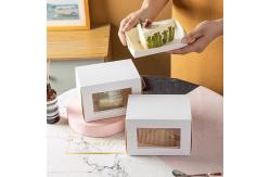 China Baking Square Packaging Box Cake Sushi Biscuit Donut Packaging Box supplier