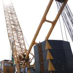 Hoist Speed 128 M/Min 85T Used Crawler Cranes In Wind Power Equipment Installation XGC85 for sale