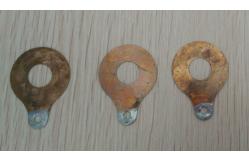 China 38x15mm Copper Electrodes Sheet For Making Ultrasonic Transducer supplier