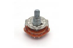 China Multi Loop 2p4t Mini Rotary  500ohm Continuous Rotary Switch Speakers supplier