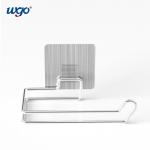 Self Adhesive Installed Bathroom Paper Roll Holder Damage Free Mounting for sale