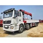 SHACMAN H3000 Crane Cargo Truck 8x4 380hp Grapple Saw Truck EuroII for sale