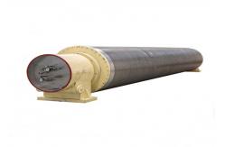 China Cast Iron Vacuum Suction Couch Roll With Rubber Coated For Paper Machine supplier