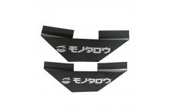 China Custom Woven Damask Clothing Labels Mitre Folded Woven Labels Hanger Loop supplier