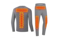 China Custom Thermo Underwear Mens Heated Long Johns Set Thermal Underwear for Men supplier