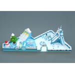 Winter Snow Park Inflatable Slides Jumping Castle (White & Bule ) for sale