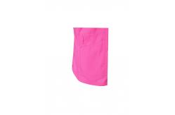 China 150 GSM Lapel Medical Uniform Scrubs With White Zipper And Pricess Seam supplier