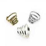 Nickel Plated Steel Cylindrical Battery Compartment Spring With Compression for sale