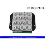Vending System Numeric Keypads 10 Pin With 16 Round Full Travel Keys for sale