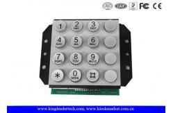 China Vending System Numeric Keypads 10 Pin With 16 Round Full Travel Keys supplier