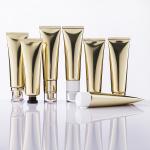 OEM Golden Plastic Cosmetic Squeeze Tubes 10ml-50ml MSDS CE for sale