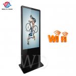 49 Inch 350 Cd/M2 Floor Standing Digital Signage , Stand Alone Digital Signage for sale