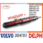 Diesel Injector 20547351 BEBE4D01101 BEBE4D01201 BEBE4D31001 20517502 85000417 EX631017 E3.0  for VOL D12 3155 465 BHP for sale