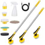 300prm/Min Electric Spin Scrubber Adjustable Handle