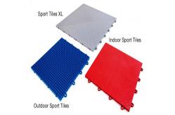 China PP interlocking tiles is suitable for outdoor basketball and tennis sport court supplier