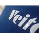 0.6mm Thickness Good Hand Feel Silicon Heat Transfer Labels Shinny White Surface
