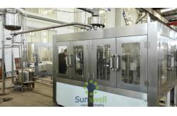 China Rotary Multi-Head Hot Filling Machine , milk packing machine supplier