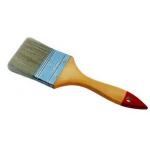 White Soft Bristle House Paint Brush For Fence Painting for sale