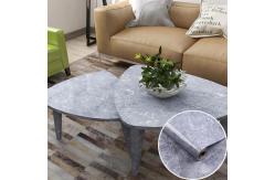 China Apartment Cream Marble Effect Wallpaper Bedroom 60cm*10m Moisture Proof supplier