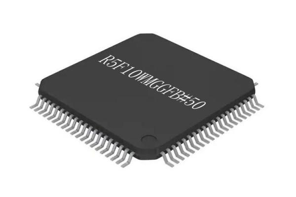 24MHz IC Chip R5F10WMGGFB#50 16Bit Microcontroller Chip LQFP80 128KB FLASH