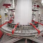 Six Shuttle Plastic Circular Loom For Flour Woven Sack bag Machine Production Line for sale