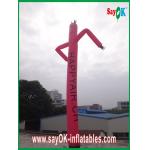 Inflatable Wiggle Man Custom Logo Durable Inflatable Air Dancer Pink Waving Man For Event Opening for sale