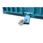 8000Kg Manual Mobile Dock Ramp , Mechanical Durable Mobile Loading Dock