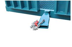 China 8000Kg Manual Mobile Dock Ramp , Mechanical Durable Mobile Loading Dock supplier