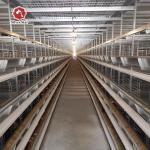 Big Door Size Hens Chicken Layer Battery Cage 90 Birds / Set for sale