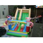 Child Large Customized Commercial Inflatable Slide , PVC Slides With CE Blower for sale