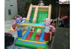China Child Large Customized Commercial Inflatable Slide , PVC Slides With CE Blower supplier