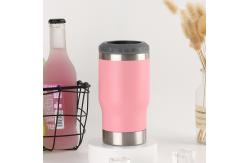 China 304 Stainless Steel Portable Water Cup for Reusable Practicality Pink supplier