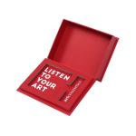 Red Printing Blush Baked Eyeshadow Palette Matte Lamination with Brush for sale