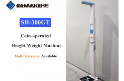 China Intelligent Calculation Ultrasonic Height And Weight Machine With Fast Printer supplier