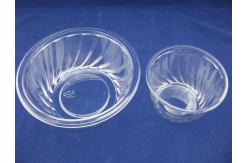 China Salad Clamshell Packaging Plastic Food Storage Container 17oz supplier