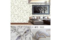 China Modern Design Waterproof Damask Pattern 3d Wallpaper for Living Room Background supplier
