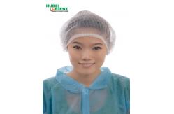 China Disposable Surgically Head Cover Net Non Woven Mob Cap With Double Elastic supplier