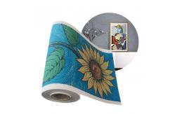 China Waterproof Pigment And Dye Ink PolyCotton Roll Matt Inkjet Printing Canvas 420gsm supplier