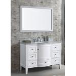 48′′ Bathroom Vanity Cabinets Furniture Floor Mounted with White Glossy Finish for sale