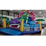 Inflatable Fun City Inflatable Marine Animal Park Pvc Inflatable Bouncer And Slide For Kids for sale