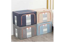 China Cubby Underbed Fabric Household Storage Containers With Lid Foldable Multiscene supplier