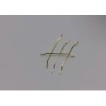 Hooked End Steel Fiber Copper Coated Micro Concrete High Tensile Strength For Concrete Reinforced for sale