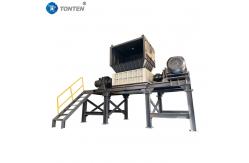 China Double Shaft Shredder Metal Garbage Shredder Plastic Wood Crusher supplier