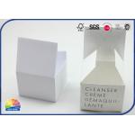 White 350gsm Coated Paepr Matte Lamination Folding Carton Box Gold Hot Stamping for sale