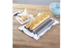 China RK Bakeware China Foodservice NSF Aluminum Nonstick Perforated Baguette Pan supplier