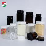 China Black Custom Food Grade Airtight Plastic PET Jar Sealed with Aluminum Gasket for Dried Fruit Snack Chocolate Honey factory