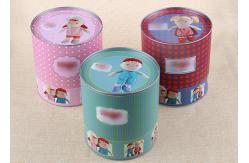 China Recyclable Food Aluminum Foil Liners Cylinder Paper Composite Cans supplier